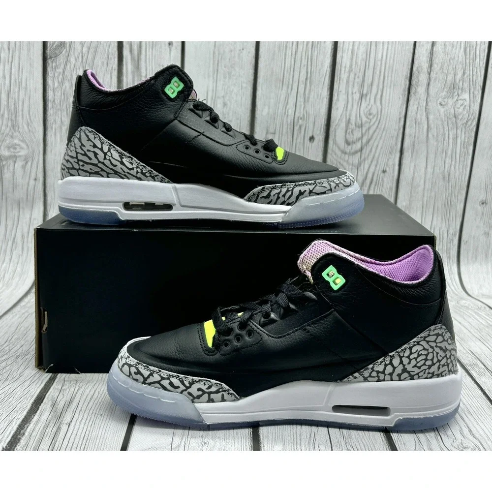 Nike Air Jordan 3‎ Retro GS Electric Green Size 5Y DA2304‑003